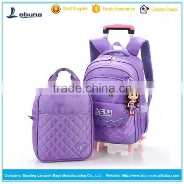 2016 wholesale hot seller kids luggage trolly bag with remote