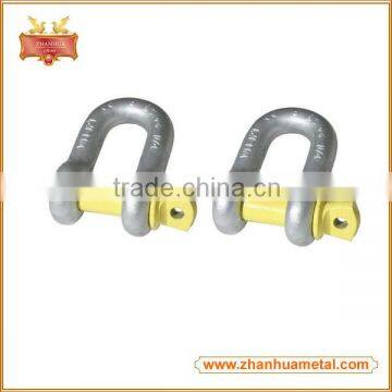 3/8'' -1 3/4''Forged Adjustable Bolt Type G210 D Shackle With Cotter Pin