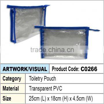 Toiletry Pouch / Zipper Pouch (blue)