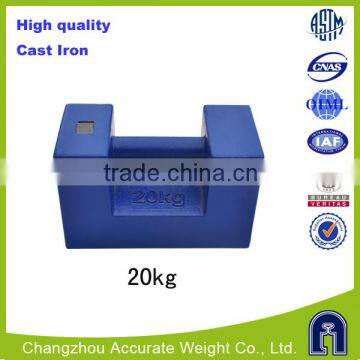 20kg class M1 mass, cast iron elevator weight, load test weights