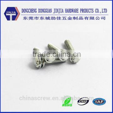 cross recess pan head combination head machine screws