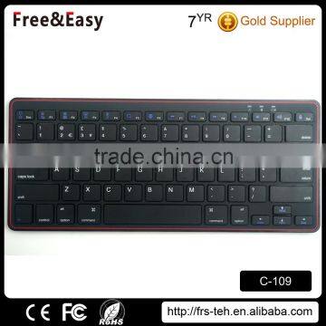 Trade Assurance keyboard supplier wireless bluetooth keyboard for Windows, android and MAC