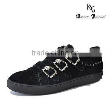 2015 latest new style OEM leather sneaker