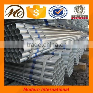 round hollow section steel galvanized pipe