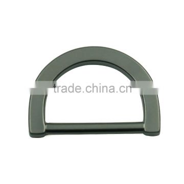 Hight quality pearl gunmetal plating metal d ring bag accessories 25mm internal wide                        
                                                Quality Choice