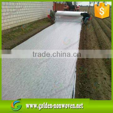 1-4% UV Resistant 17-19gsm White Color Agriculture PP Spunbond Nonwoven Fabric for Sun Resistant Fabric photo-5