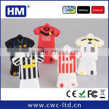 PVC materials USB flash drive thirt/ball uniform shape wholesale 2GB4GB8GB16GB Custom Solution LOGO PVC/SILICONE USB flash drive