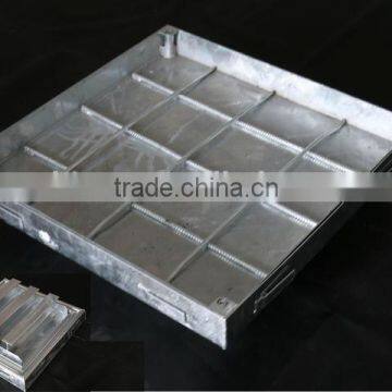 Steel Square Manhole Covers Recessed Type -B5-Hot Dipped Galvanised Size 300*300--1000*1000mmm