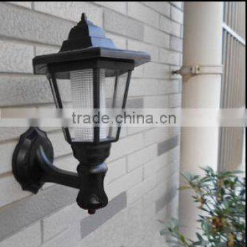 Solar Led Wall Mounted Retro Hexagon Lamp Light Led Decorative Court Colored Led Lawn Garden Lamp Light. photo-6