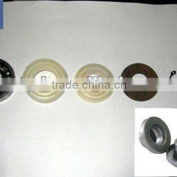 conveyor idler carbon steel bearing block and labyrinth seal