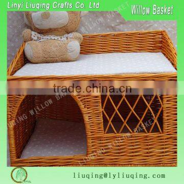 willow pet basket wicker dog basket