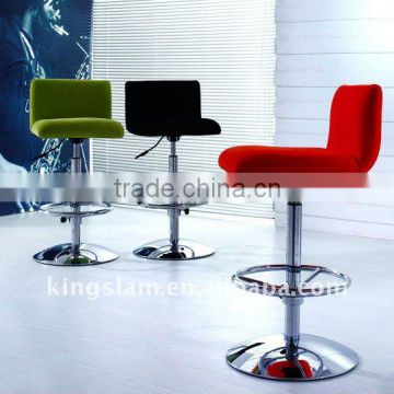 2011 new design fabric bar chair with backrest