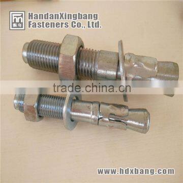 ANSI 5/8" galvanized wedge anchor manufacturer in china handan