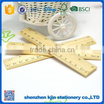 2016 Promotional Customer Oem 15cm/6inch Straight Wooden Ruler