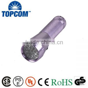 Bright Light 19 LED Aluminum Housing Flashlight/Hot sale high power LED Flashlight mini 19 led flashlight