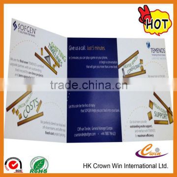 158g art paper Leaflet printing in both sides