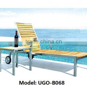 China UGO Supplier chaise lounge furniture Manufacuter Provide PE SGS Rattan