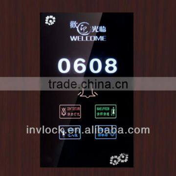 touch screen switch door plate for hotel MP03