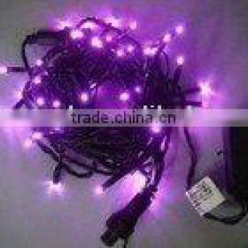 pink flashing led string light