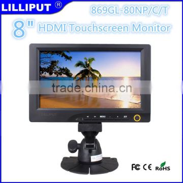 8 inch touch screen hdmi monitor for car pc