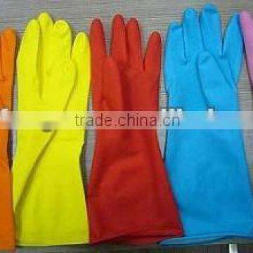 household cleaning latex gloves