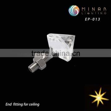 2015 manufacturer fiber optic ceiling crystal end fitting for star sky