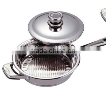 stainless steel camping cookware