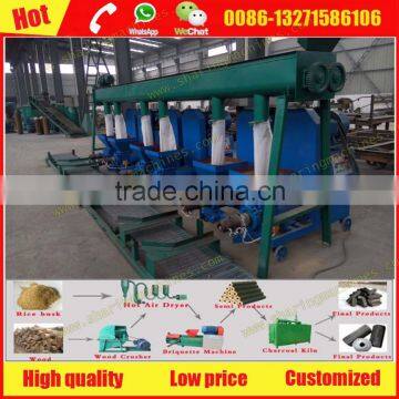 China professional charcoal making machine plant