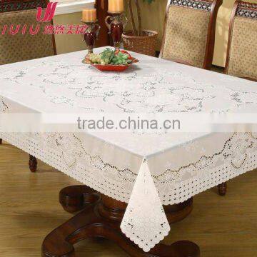 plastic fitted lace table cover