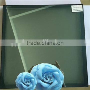 5+6+5mm forb blue reflective tempered insulated glass with PVB/SGP glass film