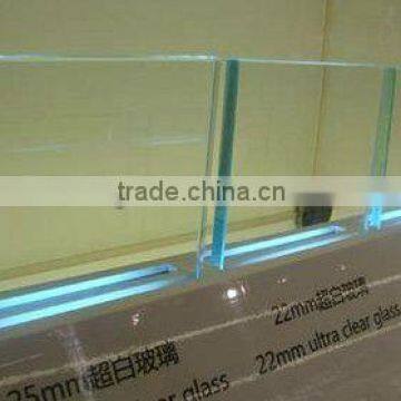 19mm Ultra clear float glass