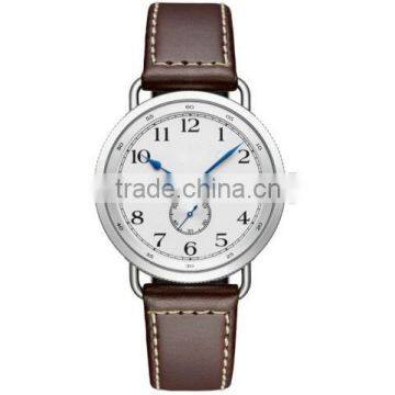 YB Tan leather straps 2016 design men oem guangdong watch factory sapphire dome watch