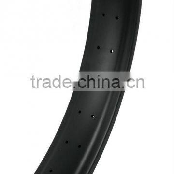 80mm Clincher Tubular 26'' Clincher High Quality 190/197mm Rear Spacing Toray T800 Full Carbon 26er 80mm Carbon Fat Bike Rim photo-3