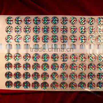 Transparent Crystal epoxy sticker