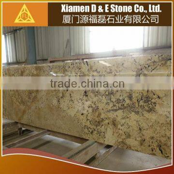 cream yellow granite kitchen countertop