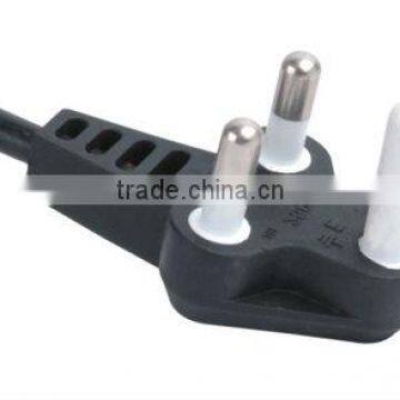 round pin 250v small South Africa power cord