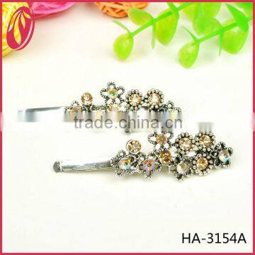 Hot sale mini diamonds hair pins for baby girl