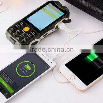 335-Sports Outdoor Cellphone 18000mah Standby 100days Elderly Phone Dual Sim Large Speaker With Analogue TV Dual Lights