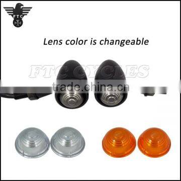 Smoke Lens LED Indicator Motorcycle Turn Signals for Triumph Custom photo-5
