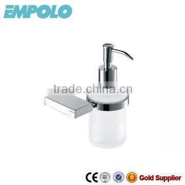 Hotel liquid hand soap dispenser,brass holder glass bottle 940 09