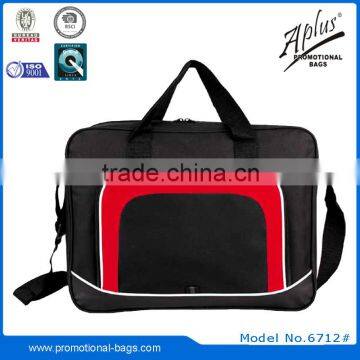 nice promotional polyester fabric briefcase for students