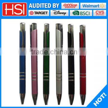 writing instruments factory target audited free ball pen sample