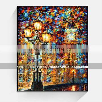 Shu1918 Palette knife colored heavy oil texture oil painting for meeting room and hotel