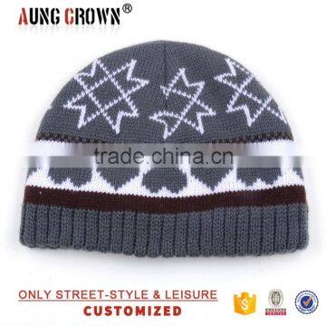 Adult Slouch Cool Knitted Beanie Hat Custom photo-3