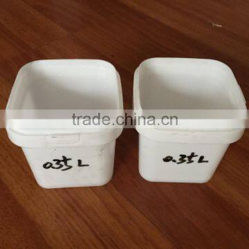 Taizhou yoghourt bucket plastic injection mould.