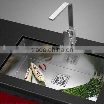 2016 new style Undermount single bowl handmade kitchen sink stainless steel sink