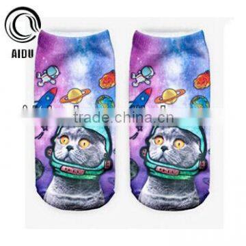 No Show Custom Sublimation Photo Print Socks photo-6