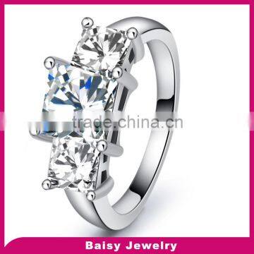 wholesale Fashion Jewelry diamond silver puzzle ring