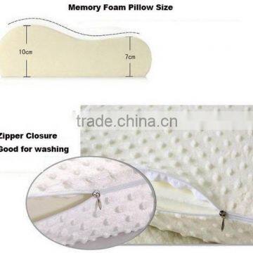 White 30x50 Slow Rebound Memory Foam Pillow Cervical Health Care Neck Pain Slow Rebound Space Memory Foam Pillow Bamboo Pillow photo-4
