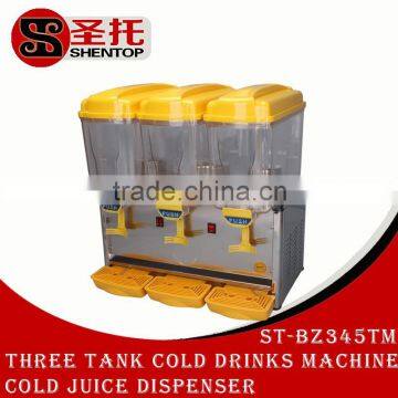 ShenTop ST-BZ345TM Commercial Three Tank Cold and Hot Drinks Making Machine Cold and Hot Juice Dispenser Beverage Maker